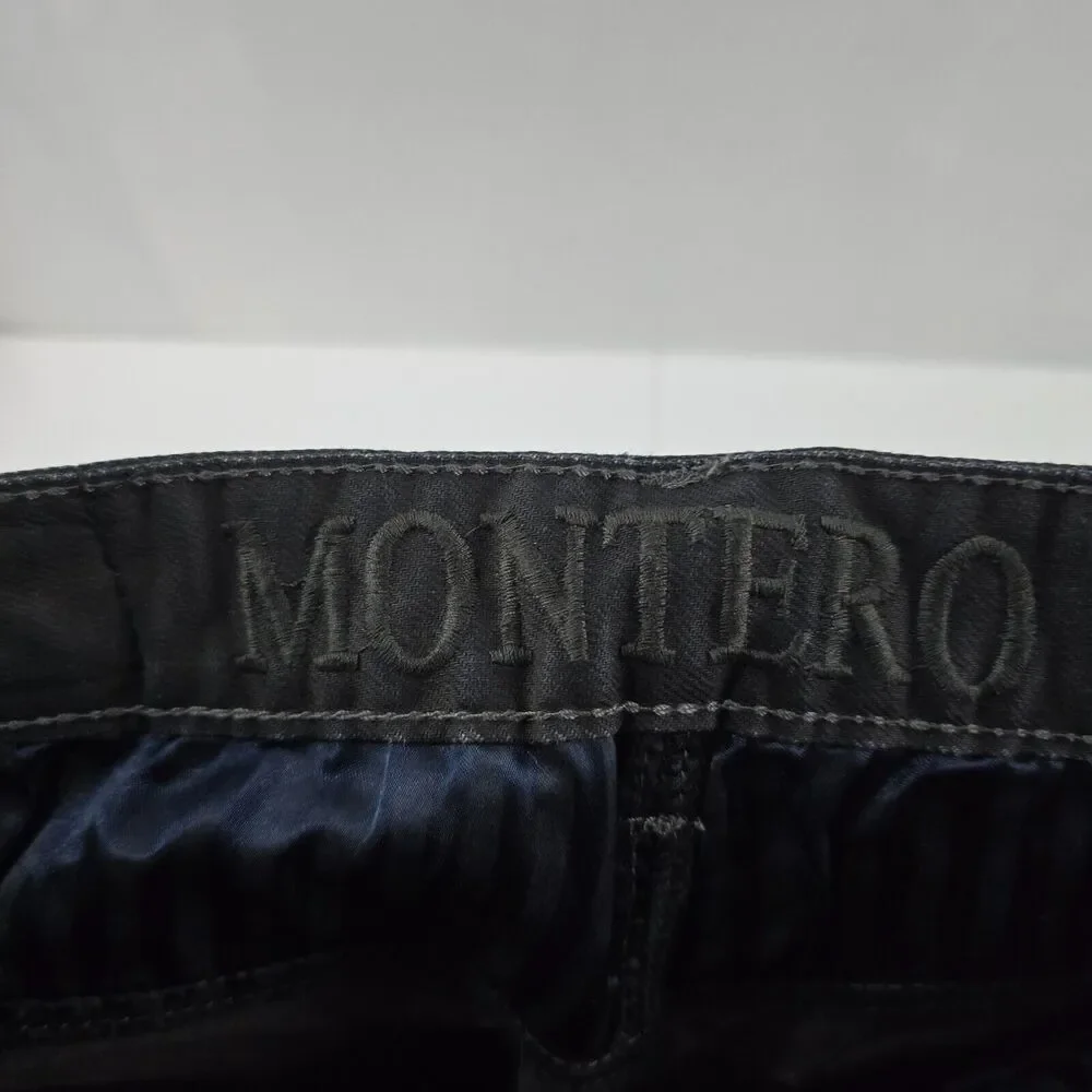Montero straight jeans 30x32‎ mens dark wash black 4824